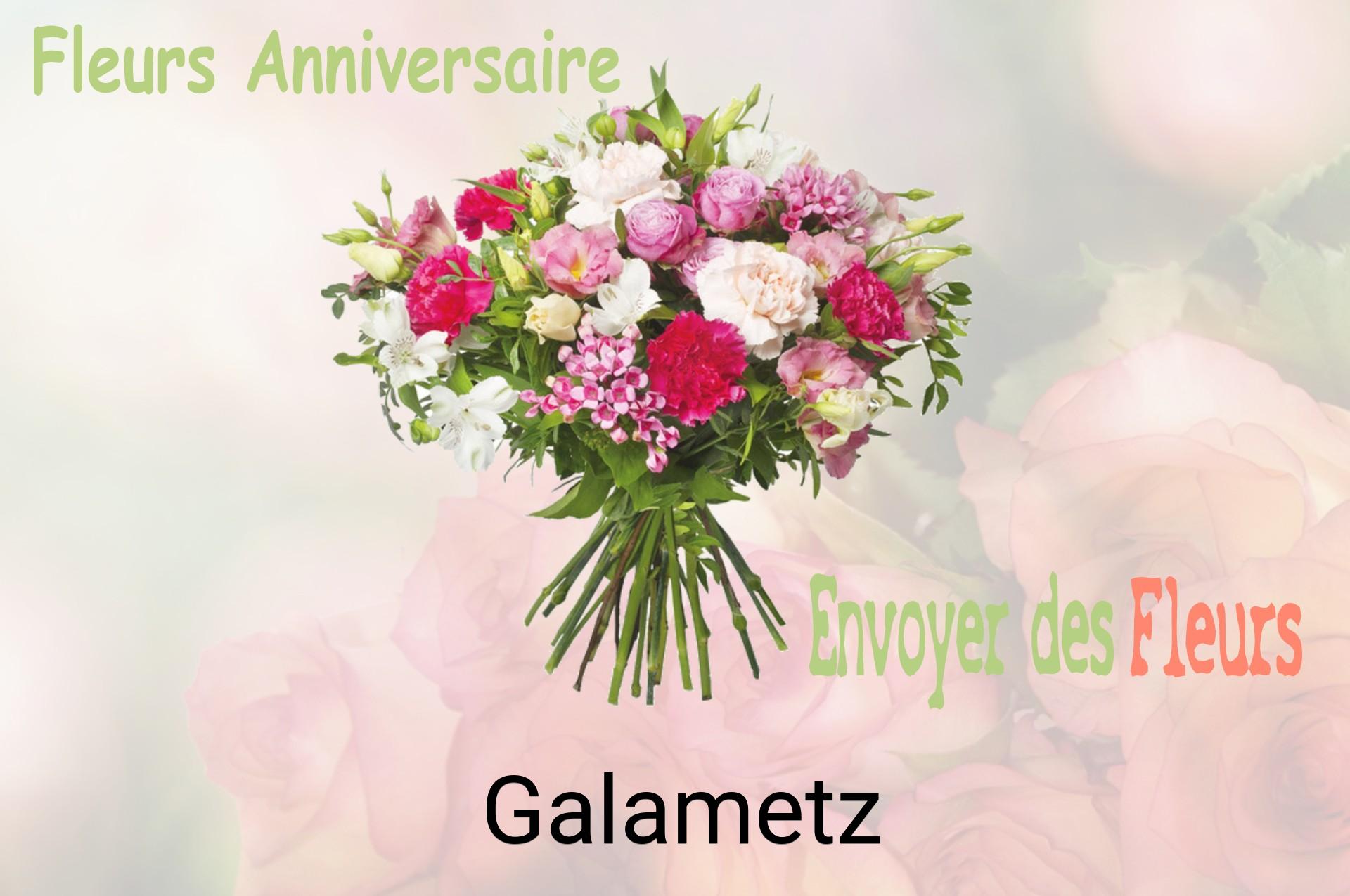 Bouquet de fleurs d’anniversaire livré à Galametz